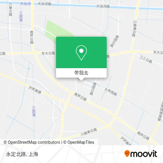 永定北路地图