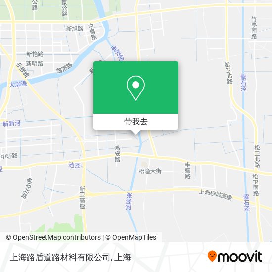 上海路盾道路材料有限公司地图