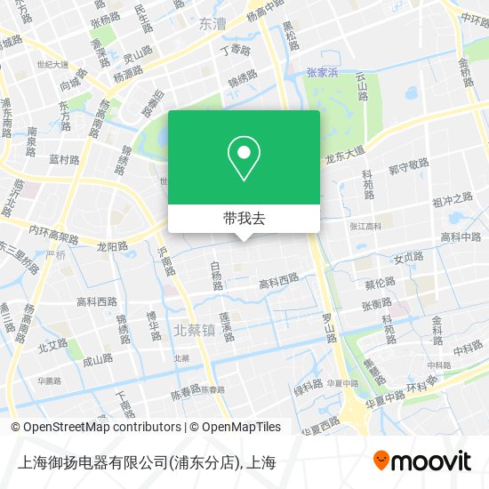 上海御扬电器有限公司(浦东分店)地图