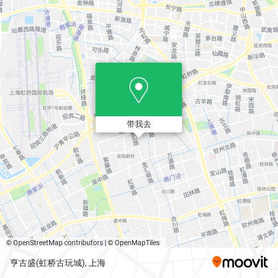 亨古盛(虹桥古玩城)地图