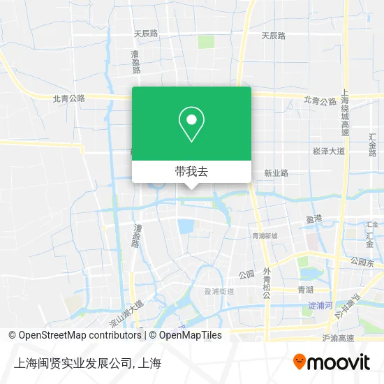 上海闽贤实业发展公司地图
