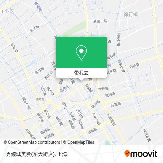 秀倾城美发(东大街店)地图