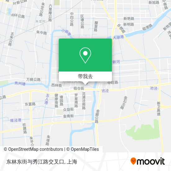 东林东街与秀江路交叉口地图