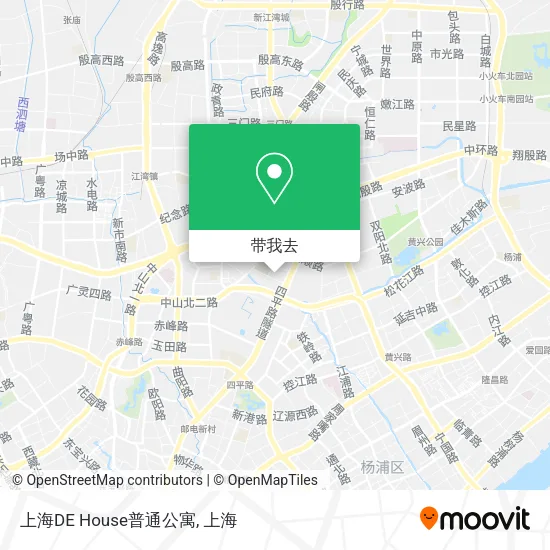 上海DE House普通公寓地图