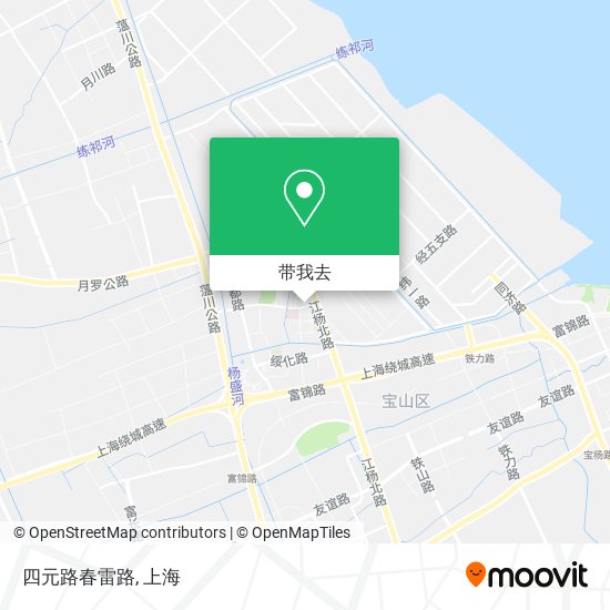 四元路春雷路地图