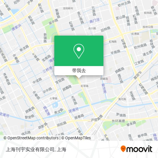 上海刊宇实业有限公司地图