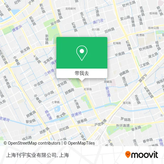 上海刊宇实业有限公司地图