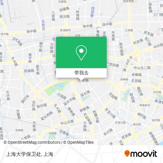 上海大学保卫处地图