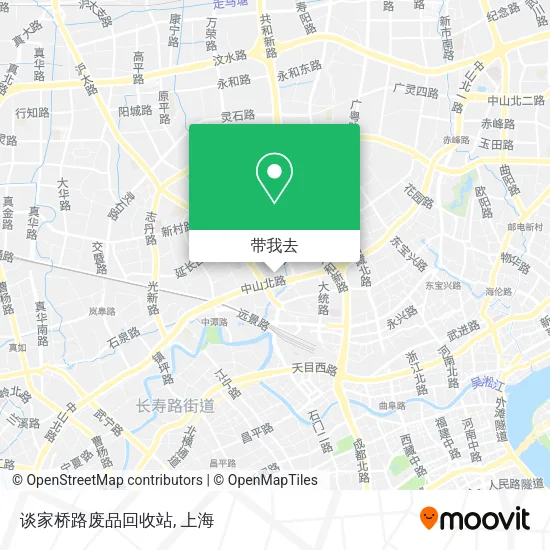 谈家桥路废品回收站地图