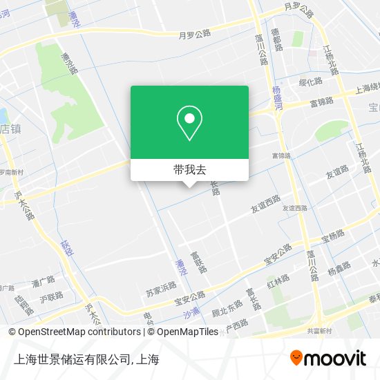 上海世景储运有限公司地图