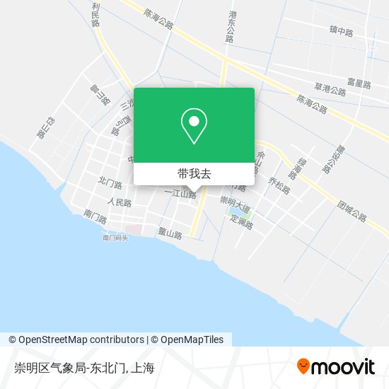 崇明区气象局-东北门地图