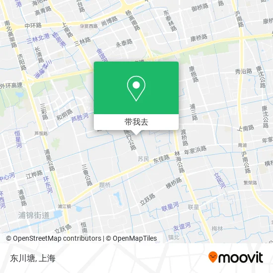 东川塘地图