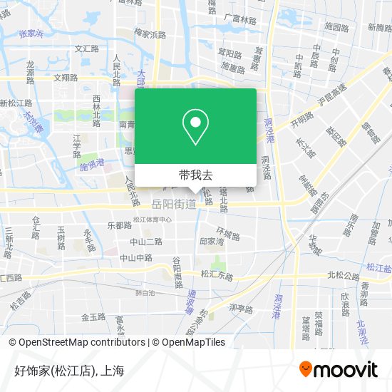 好饰家(松江店)地图