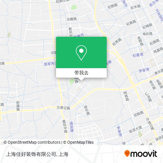 上海佳好装饰有限公司地图