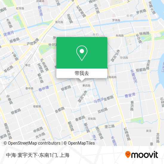 中海·寰宇天下-东南1门地图