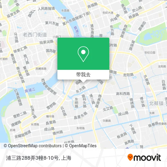 浦三路288弄3幢8-10号地图