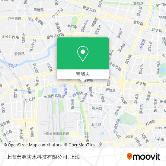 上海宏源防水科技有限公司地图