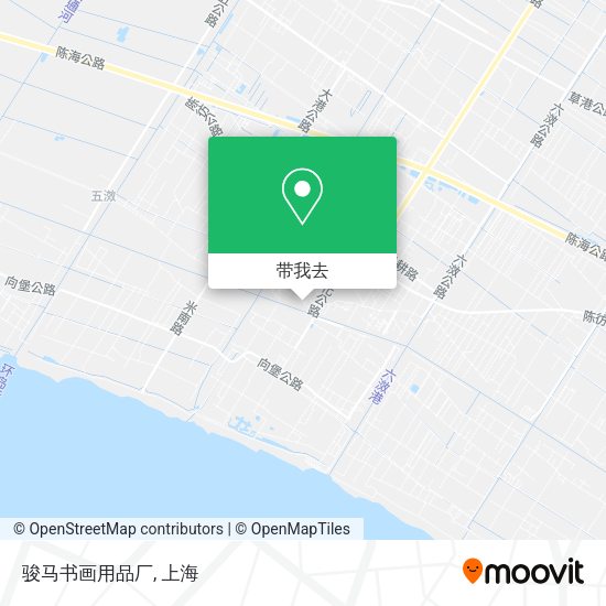 骏马书画用品厂地图