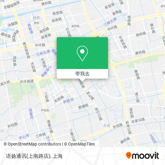 语扬通讯(上南路店)地图
