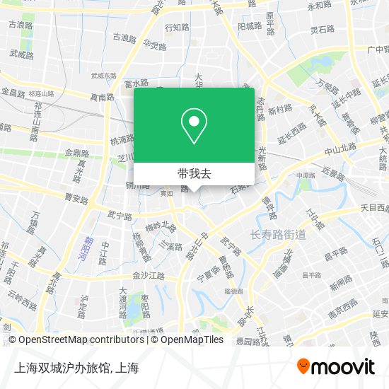 上海双城沪办旅馆地图