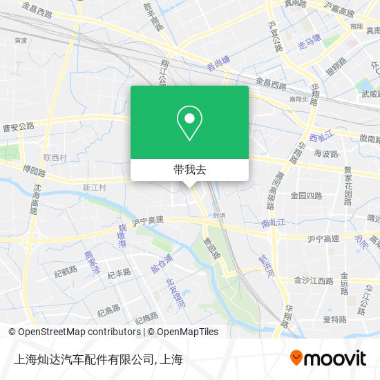 上海灿达汽车配件有限公司地图