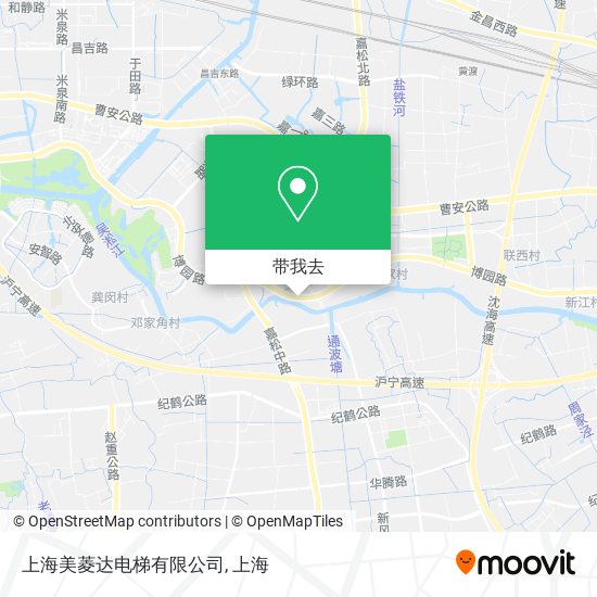 上海美菱达电梯有限公司地图