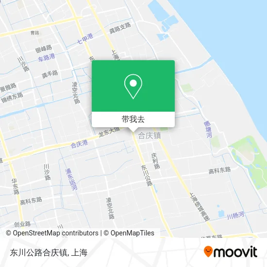 东川公路合庆镇地图