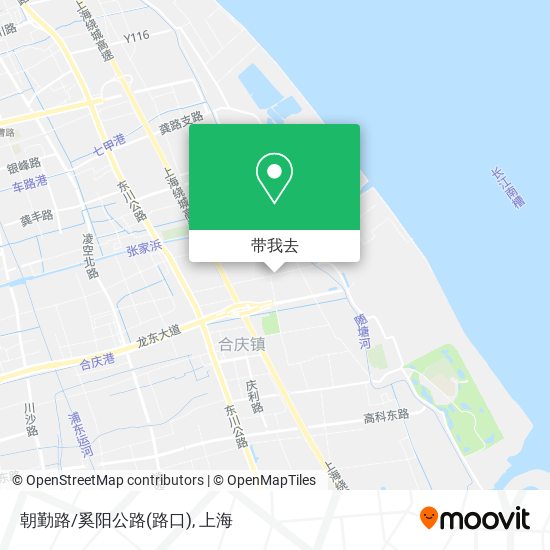 朝勤路/奚阳公路(路口)地图