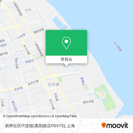 易帮社区IT连锁(奚阳路店PD375)地图
