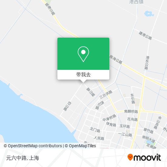 元六中路地图