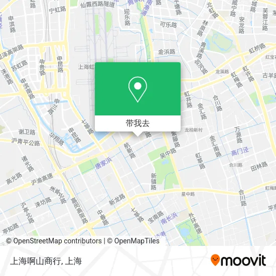 上海啊山商行地图
