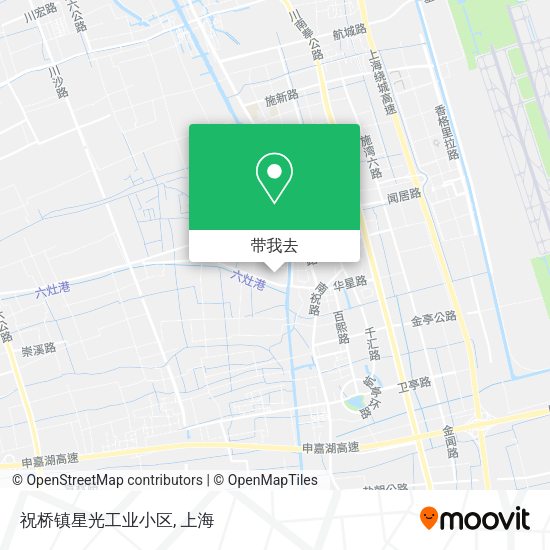 祝桥镇星光工业小区地图