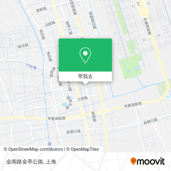 金闻路金亭公路地图