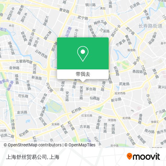 上海舒丝贸易公司地图
