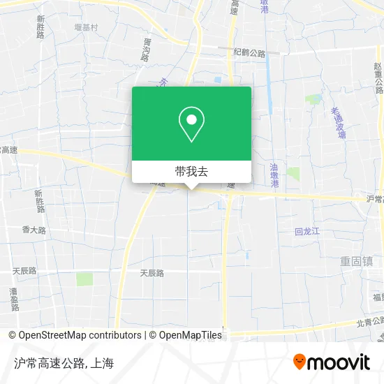 沪常高速公路地图