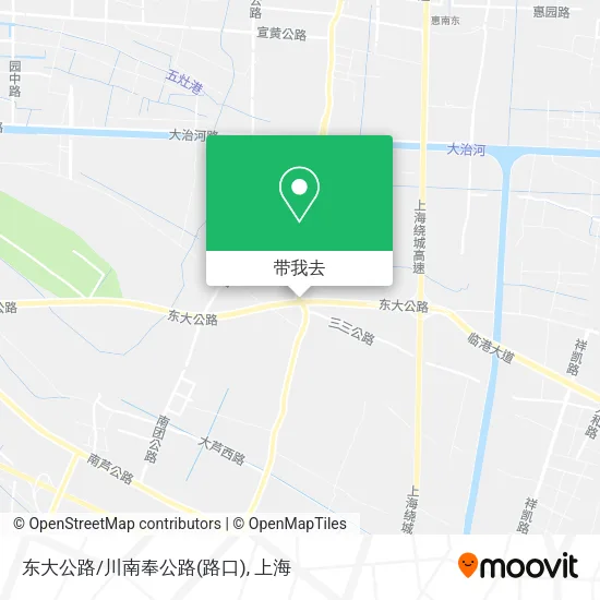 东大公路/川南奉公路(路口)地图