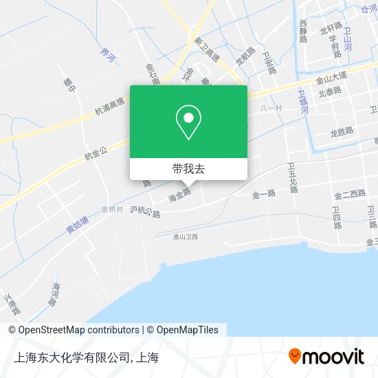 上海东大化学有限公司地图