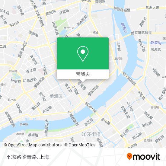 平凉路临青路地图