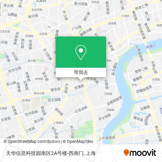 天华信息科技园南区2A号楼-西南门地图