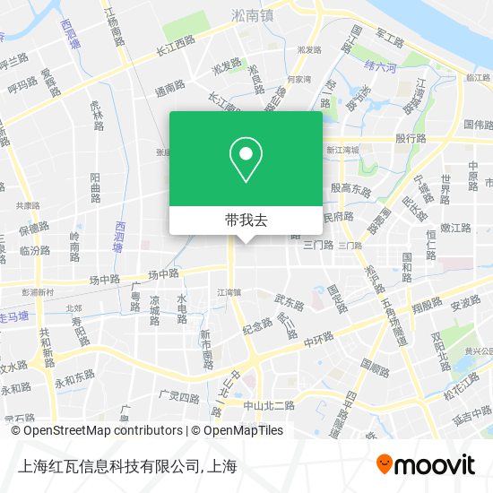 上海红瓦信息科技有限公司地图