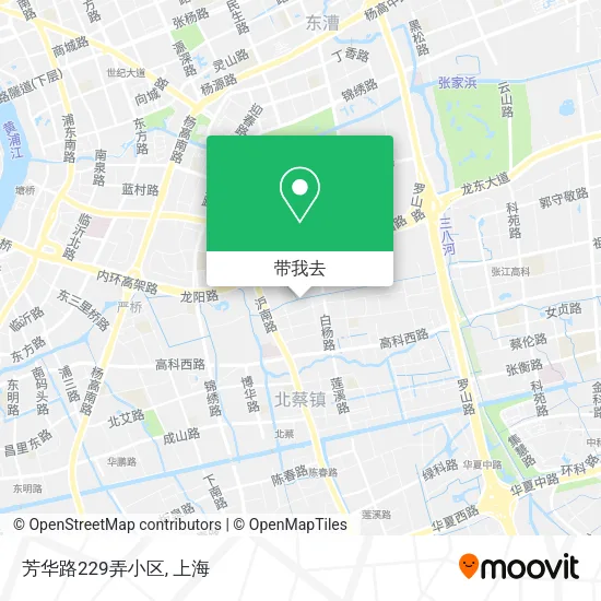 芳华路229弄小区地图