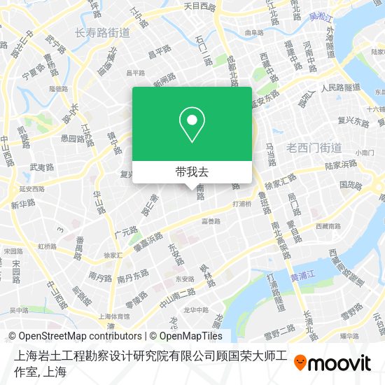 上海岩土工程勘察设计研究院有限公司顾国荣大师工作室地图