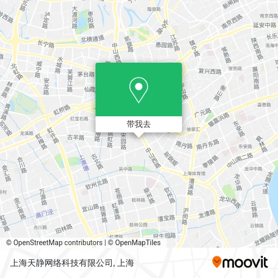 上海天静网络科技有限公司地图