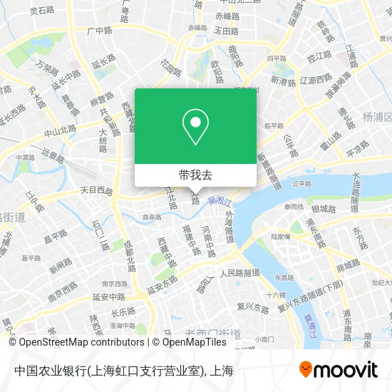 中国农业银行(上海虹口支行营业室)地图