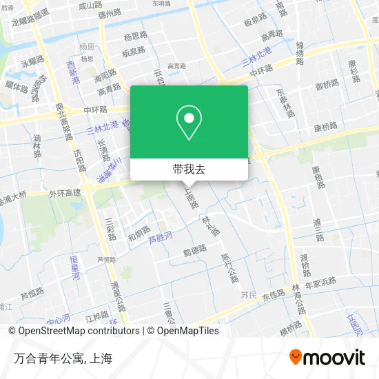 万合青年公寓地图