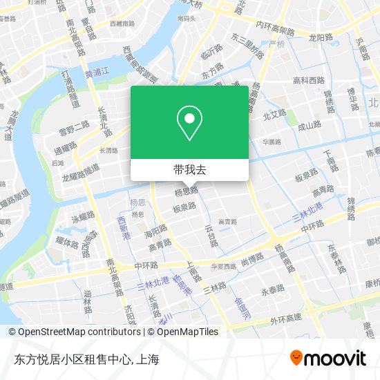 东方悦居小区租售中心地图