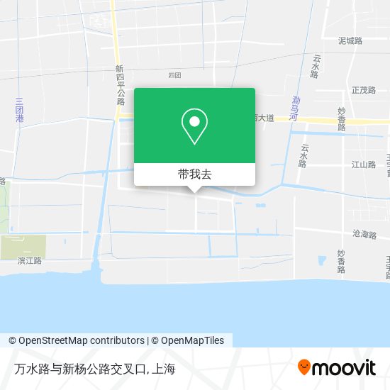 万水路与新杨公路交叉口地图