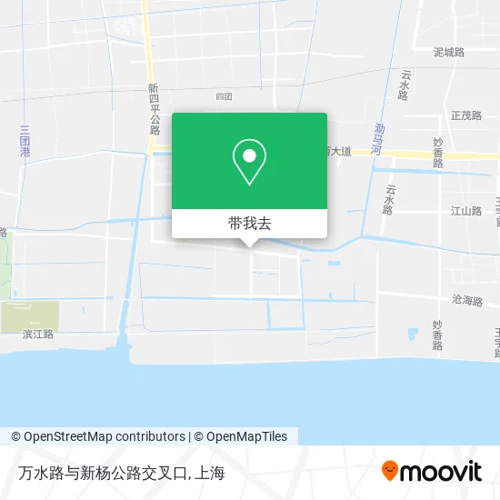 万水路与新杨公路交叉口地图