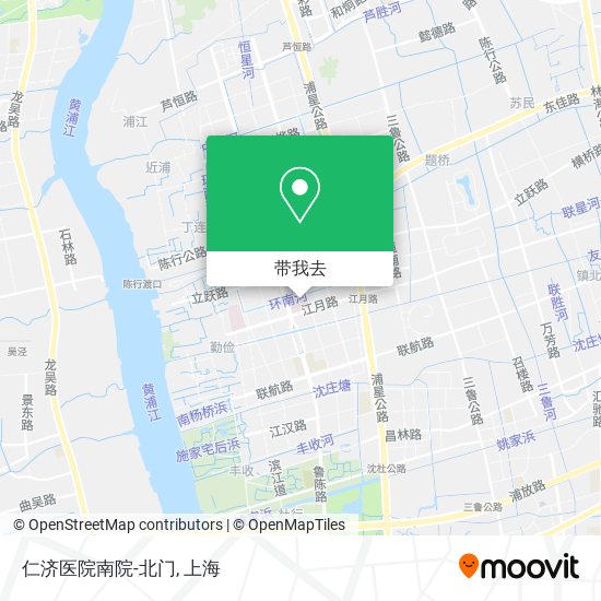 仁济医院南院-北门地图
