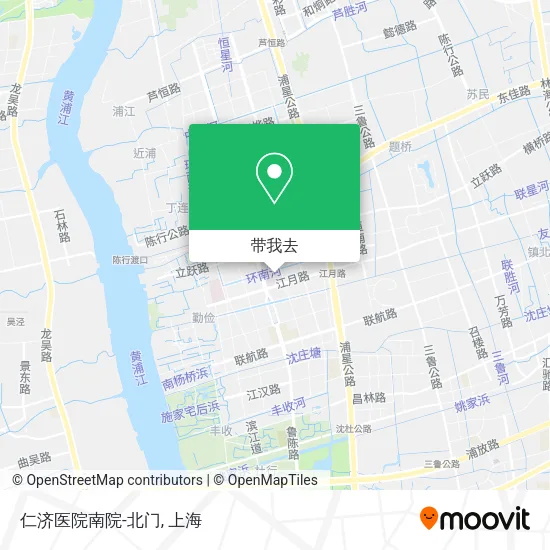 仁济医院南院-北门地图